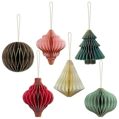 Britesta Weihnachtsdeko Papier: 6er-Set Weihnachts-Deko zum...