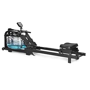 FFitness Rowing Machine Hydraulische roeiapparaat, uniseks, met verstelbare hydraulische weerstand.