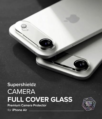 Image of Supershieldz X Koala Bear NeoGuard Camera Lens Protector Tempered Glass For iPhone 17 Air with Installation Kit | Edge to Edge Coverage | Transparent | Pack of 2