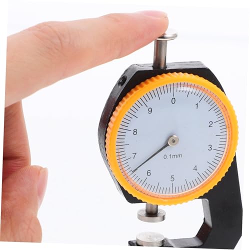 Calibrador de Espesor de Cabeza Plana de Acero CHILDWEET para Medición Precisa de Joyería, Papel, Película, Alambre, Cuero y Metal, Rango 0-10 mm miniatura 5