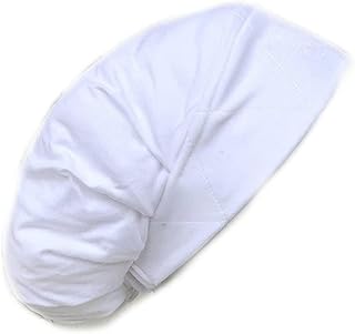 The Little Tichel Lady, Tichel Boubou Tivi Volumizer Shaper, Low Volume, Head Wrap Hair Scarf Accessories, Under Hijab By Rinati Lakel (White)