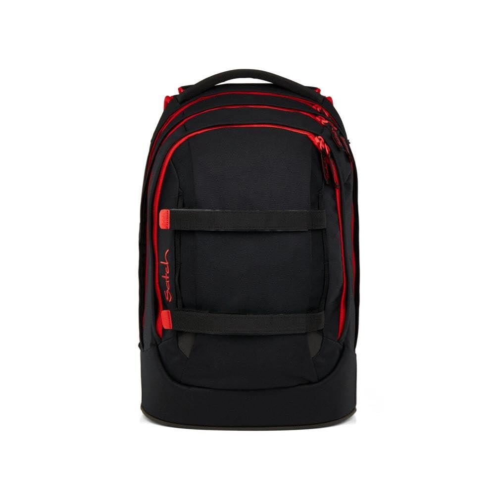 Satch Set Zaino Fire Phantom Articoli Scolastici Unisex Poliestere Riciclato Nero/Rosso