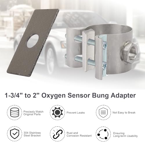 Adaptador de Sensor de Oxígeno para Auto 1-3/4"-2" miniatura 3