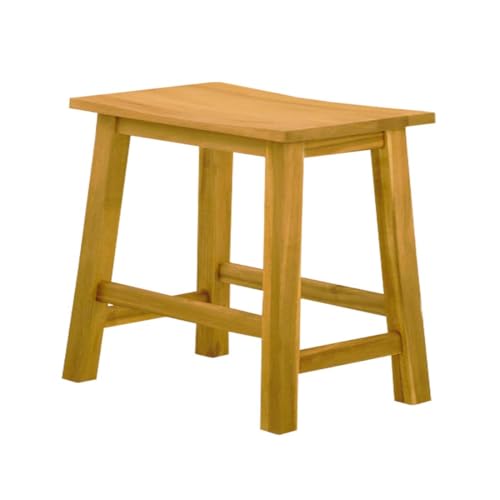 Image of Sitting Wooden Stool Indoor & Outdoor, Stool for Office, Home & Garden Use- 18 Inch