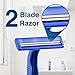 Disposable Razors for Men and Women - Pack of 50 Shavers - 2 Blade Razors, Bulk - for Shaving, Tattoos, Hospitality, and More