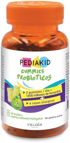 PEDIAKID – Gummies Probioticos - Fórmula Natural con Delicioso Ar...