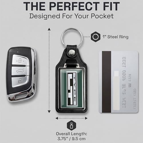 Image of Brotherhood Car Key Chain for Camaro - Classic Models Keychain for Men and Women Gift Key Ring - Dark Green - Type LT