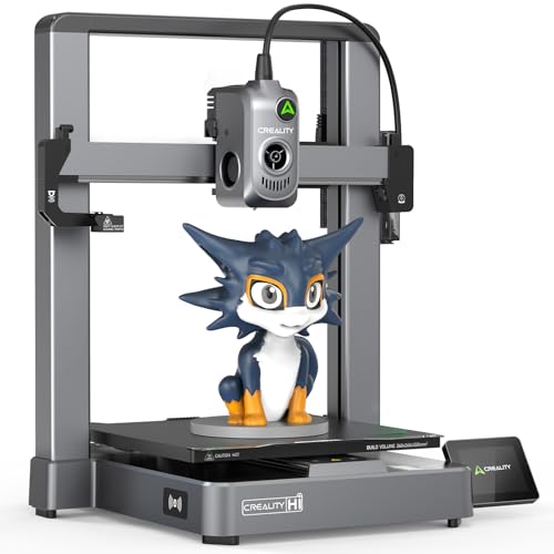 Creality Impresora 3D Hi (A) Multicolor, Versión Amazon, Servo FOC, 500 mm/s de Alta Velocidad, Cama Caliente 1000 W, escáner RFID, eliminación automática de Apoyo y calibración PA, tamaño impresión