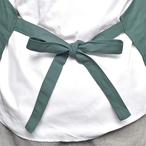 Mornite Art Aprons For Painting Pottery Ceramics, Mens Women Kitchen Cooking Aprons Waterproof Green #TOP4