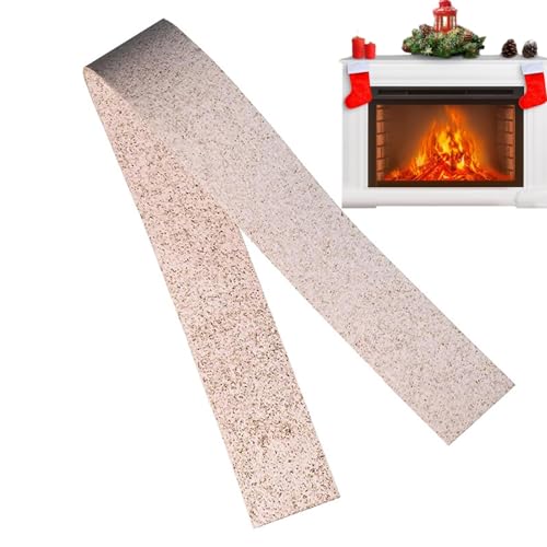 Pruojhw Junta de estufa de madera,Junta de puerta de estufa de leña - Junta ignífuga de repuesto para juntas de estufa de alta temperatura | Accesorios para estufas, práctica junta de hornos de leña