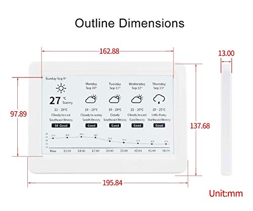 waveshare 7.5inch Passive NFC-Powered e-Paper Display V2 Black/White e-Ink Screen, Wireless Powering and Data Transfer No Battery Required, Refresh by Smartphone with NFC Function or NFC Reader by waveshare - Used condition - Image 7
