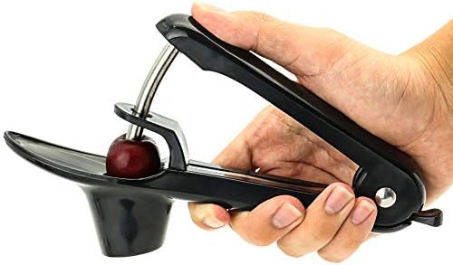 KEEPWILD Cherry Pitter Tool for Kitchen, Cherry Seed Remover Tool(Black)