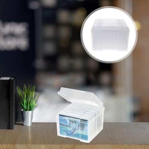 Boîte à photos transparente compacte et sécurisée à compartiments variables Healeved - 8