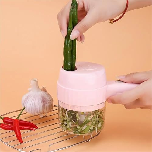 Procesador eléctrico de vegetales 6 en 1 mini inalámbrico miniatura 5