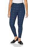 Leggins mit Bündchen extra breit und weichem Material; elegant, knöchellang, matt, rutschfest, nicht glänzend und zu Schuhen wie Ballerina, Sneaker oder Pumps geeignet; Matte Damenleggins mit Karo von Esprit in den Größen S-XXL
