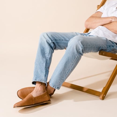 Image of Nisolo Alejandro Woven Slip On Brown, 10.5