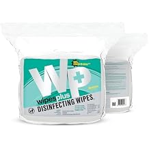 WIPESPLUS Disinfecting Surface Wipes Refill Bag Bleach Free with Lemon Scent for Home and Business, 800 Count