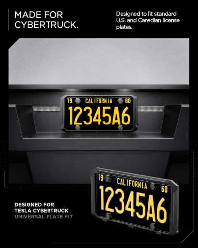 Image of Spigen Rugged Car License Plate Frame Holder [1 Pack] - Black