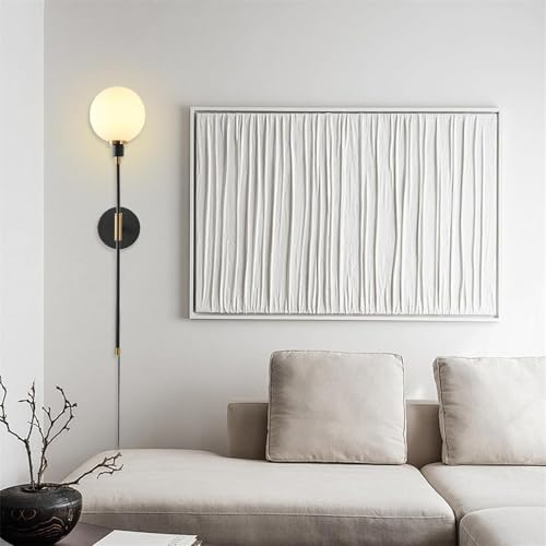 Apliques de pared con enchufe e interruptor para instalar sin obras en el dormitorio o pasillo 4