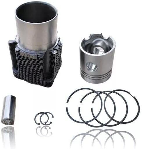 Cylinder Liner Piston Kit 100mm Fits for Deutz Standard Compatible with FL912, 4RT | Replaces Part Numbers 02928142, 04157756, 02136952 Engine Replacement