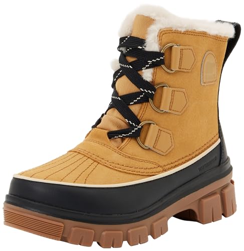Sorel Torino WP, Botas de nieve, Mujer, Curry Black Torino 5, 39 EU