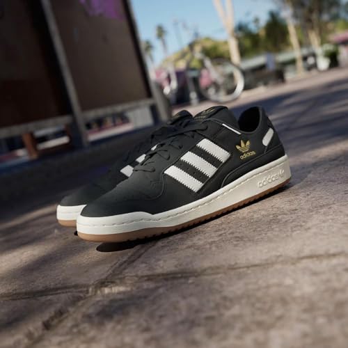 Image of adidas Originals Men's Forum Low Cl Basketball Shoes, Black, 10