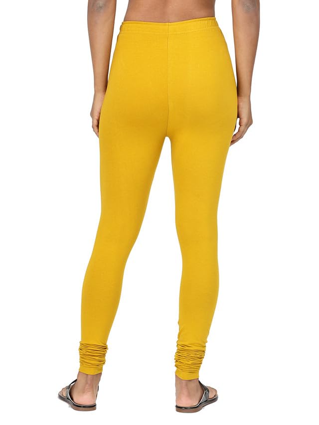 Image of Robinbosky Cotton Churidhar Leggings for Women - Stylish, Stretchable & Flattering Fit for All-Day Comfort