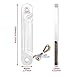 HDBUBALUS Motorcycle Flush Fork Turn Signals Brackets Shock absorber LED Running Side Lamp For Harley Touring Street Glide Road King 1998-2023 (Color: Chrome)