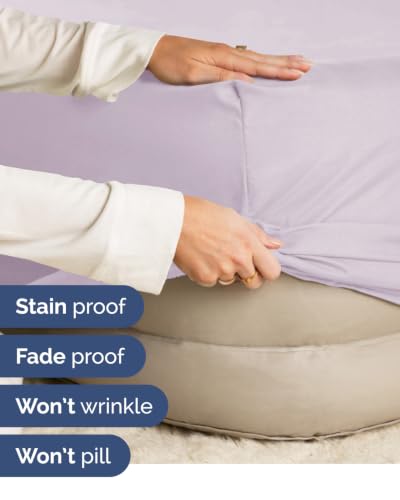 Image of CGK Linens 2 Pack Extra Deep Full Fitted Sheets - Light Lavender