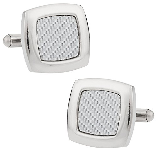 Mancuernillas Cuff-Daddy acero inoxidable y fibra carbono