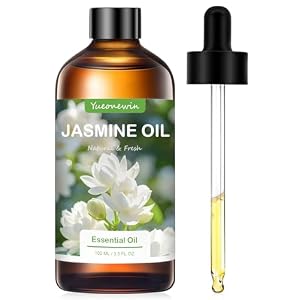 Jasminöl 100ml, Reines Jasmin Duftöl Ätherische Öle für Aroma Diffusor