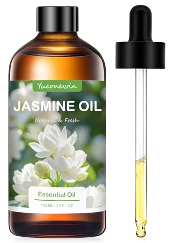 Aceite de Jazmín 100 ml, aceites esenciales puros de Jazmín...