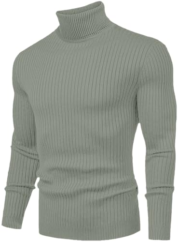 Image of NORTHWIND Men's High Turtle Neck Cotton T-Shirt