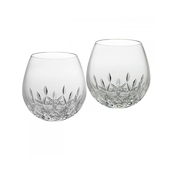 Waterford lismore essence light red wine pair 1 count pack of 1 clear  urban country home decor