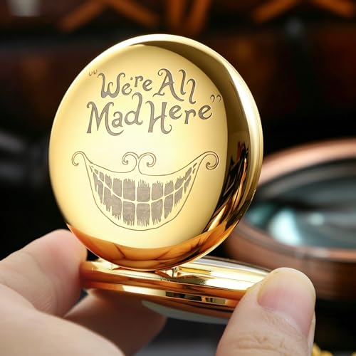 Image of Smooth Pocket Watch Alloy Steel Quartz Roman /Arabic Numerals with 37cm Chain for Father's Day Xmas Best Gifts