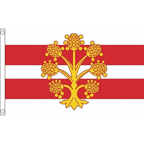 AZ FLAG, Westmorland County Flag, 2x3 Ft, 100D Polyester County Of Westmorland, England Banner with Two Metal Grommets