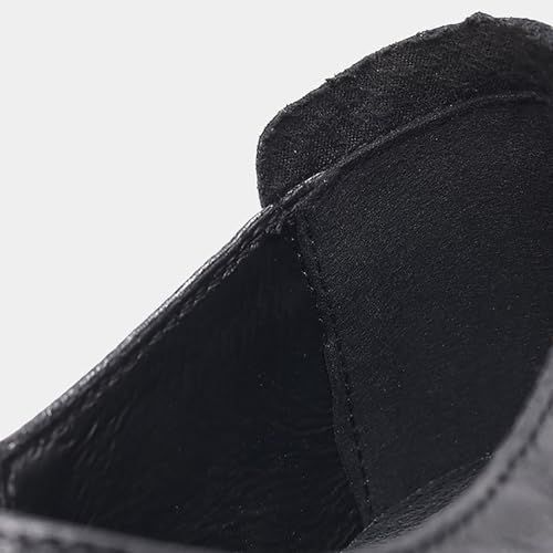 Men's Genuine Leather Shoes, Anti-Slip Lightweight Rubber Sole, Classic Formal Shoes for Work, Dating, Outdoor2