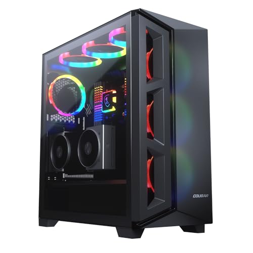 Boîtier PC Gaming COUGAR Dark Blader X5 éclairage RVB et 3 ventilateurs ARGB