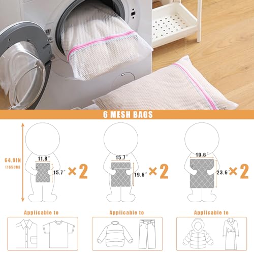 Laundry-Hamper-with-3-Removable-Liner-Bags-132L-Handwoven-Rattan-Laundry-Basket-with-Metal-Heightened-Feet-Clothes-Hamper-with-6-Mesh-Bags-Laundry-sortor-with-3-SectionsGray Laundry Hamper with 3 Removable Liner Bags 132L Handwoven Rattan Laundry Basket with Metal Heightened Feet Clothes Hamper with 6 Mesh Bags Laundry sortor with 3 SectionsGray