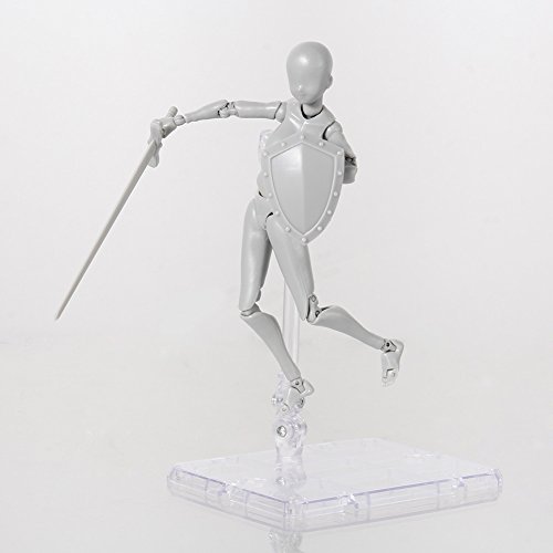 alextreme Art Mannequin Set,Action Figure,2 Pcs/Set Light Body PVC Movebale Action Figure Model for SHF Version 2.0 Gifts (03, C)