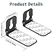 notiela 2 Pack Universal Soundbar Mount Shelf Sound Bar Mounts for Samsung, Sony, LG, Vizio, Bose, Onn and More Soundbar Wall Mount - Sound Bar Mount Under TV