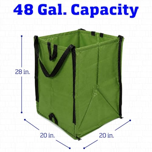 Image of DURASACK Heavy Duty Home and Yard Bags, Moss Green