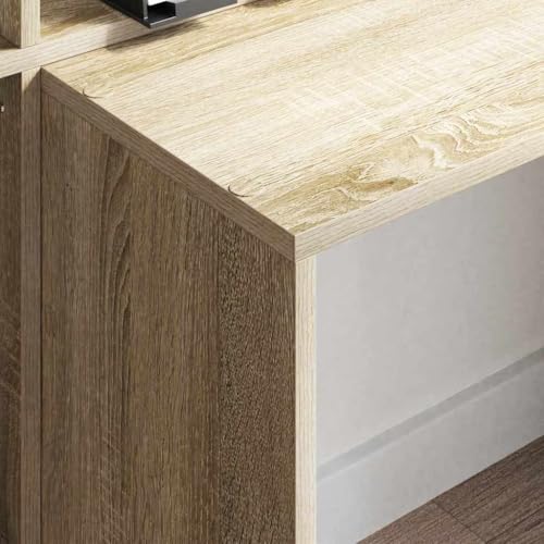 Bureau d'ordinateur stable avec rangements verticaux - 5