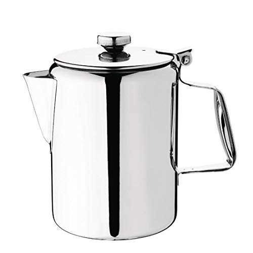 Olympia Concorde Stainless Steel Coffee Pot Italian Espresso Pot 32oz