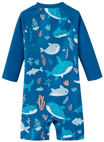 UMELOK Baby Boy Swimsuit UPF 50+ Sun Protection Rash Guard Swimwear2