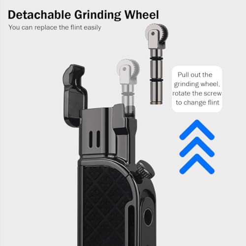 Encendedor Jet Torch Recargable de Metal miniatura 5