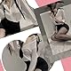 ROSVAJFY Sexy Outfit für Damen Sekretärin Damen Kostüm Sexy Cosplay Lingerie for Women Cosplay Inklusive Schwarzer Enger Minirock Transparente Bluse Weiß Krawatte Tanga für Halloween