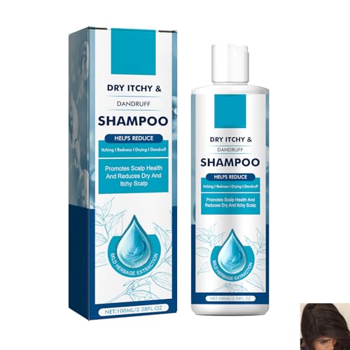 Shampoo Trattamento Ristrutturante Riparatore,Shampoo Naturale Psoriasi,Naturale,Alleviare la Comparsa di Forfora,100ML