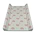 ASMI cambiador Colchón cambiador con elefantes rosa Elefant Rosé Talla:70 x 50 II - cuña