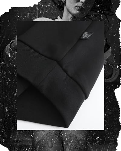 FB County Long Sleeve Crew Neck - 13oz Heavy Cotton-Poly Fleece - Unisex Relaxed Fit Collared Thick Sweatshirt4